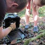 Students doing wildlife photography in Costa Rica 